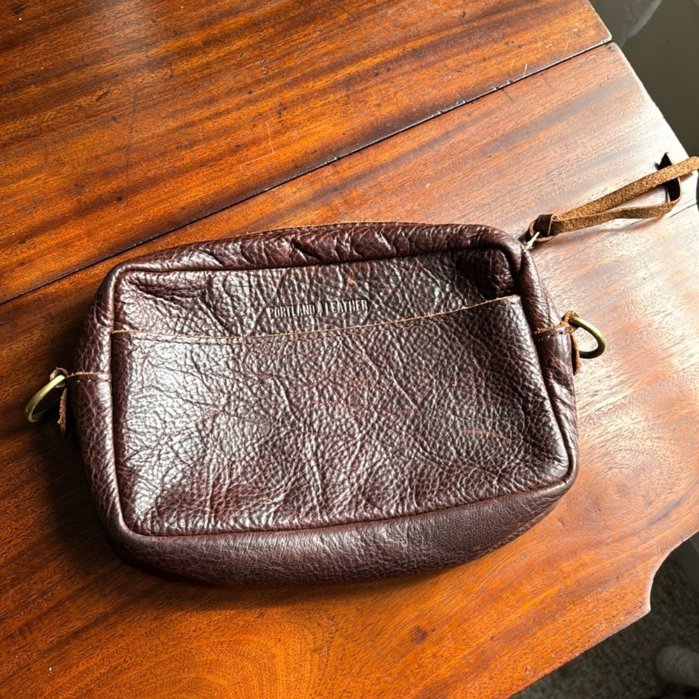 Damaged Portland Leather Goods Toaster Bag NO STRAP